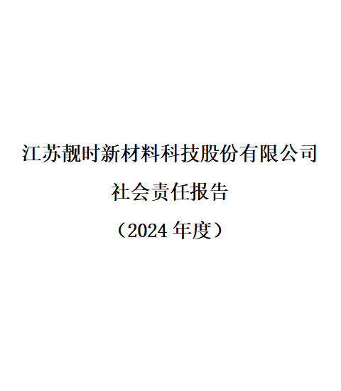 社会责任报告 （2024年度）